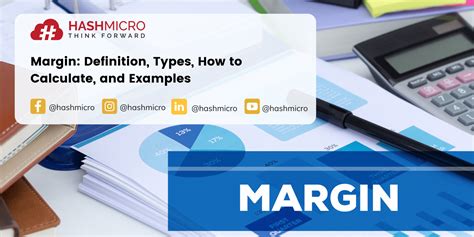 margin definition types   calculate  examples