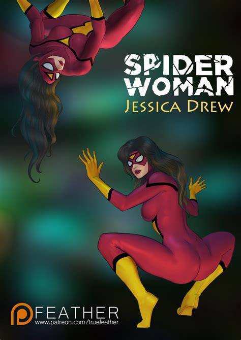 Spiderwoman Poster By Feather Dofantasy Hentai Foundry
