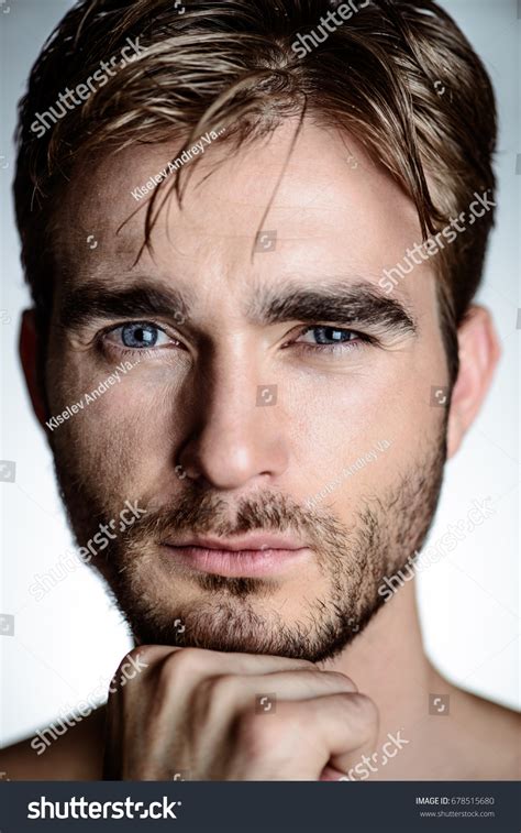 Portrait Brutal Handsome Man Naked Torso Stock Photo 678515680 Shutterstock