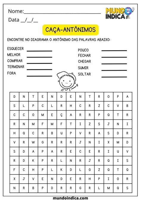 Caça Palavras 3º Ano - 15 Atividades de Caça-Palavras para 1º, 2º e 3º ano