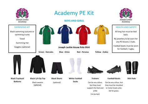 Joseph Leckie Academy - Uniform