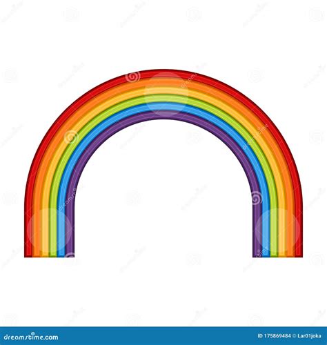 Icono De Arco Iris Aislado Ilustración Del Vector Ilustración De Santo