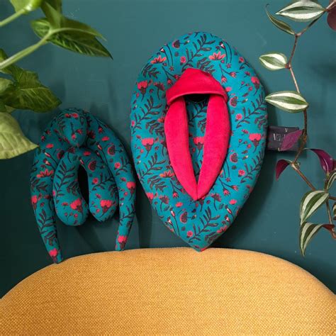 Vulva And Clitoris Pillows Set Vulva Puppets For Sex Etsy