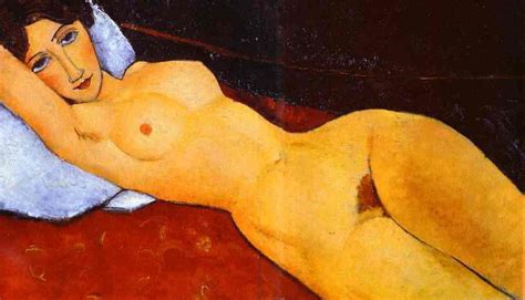 Amedeo Modigliani Reclining Nude Painting Framed Paintings For Sale