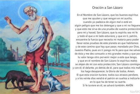 Oraci N De Agradecimiento A San L Zaro Bendiciones Y Milagros Que No