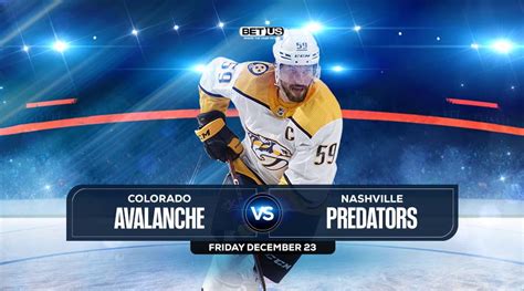 Avalanche Vs Predators Prediction Odds Picks And Dec