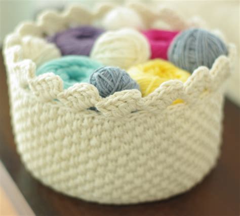 Handy Crafter My Lace Edge Basket In Simply Crochet Magazine