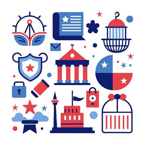 The american flag and other symbols are shown in this image 51113827 ...