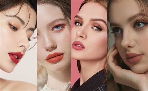 Amazon Piece Matte Lipstick Set Nude Liquid Lipstick Velvet Air Moisture Smooth Crayon