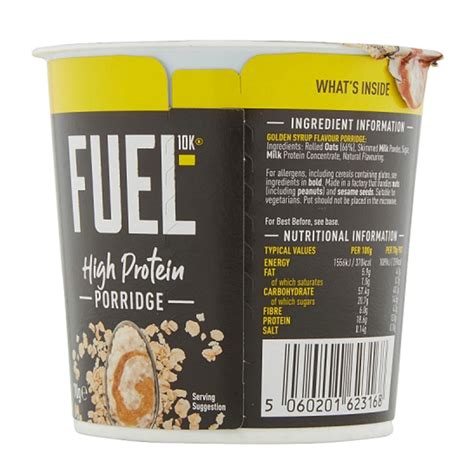 Fuel 10k Golden Syrup Porridge 70g