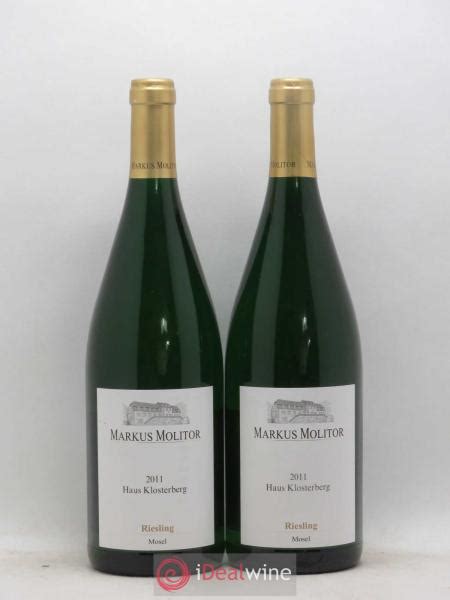 Acheter Riesling Markus Molitor Haus Klosterberg 2011 Lot B2183378 1532