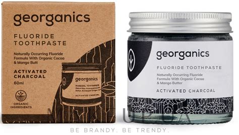 Натуральная зубная паста с фтором - Georganics Activated Charcoal ...
