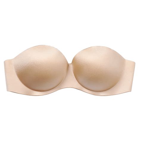 Hcuribad Strapless Bra Hot Women S Non Steel Ring Non Slip No Shoulder Strap Sexy Gathering