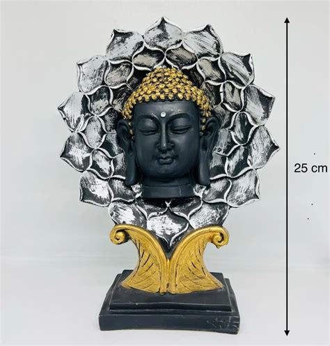 Resin Buddha Face Statue Home At Rs 265 In New Delhi ID 2852083026155