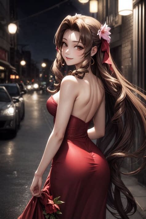 Final Fantasy Sex Art Red Dress Smile Final Fantasy Vii Valorant Porn Gallery