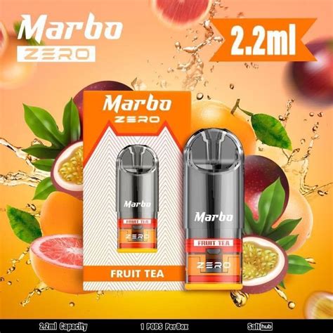 CLOSESYSTEM Marbo Zero Pod Fruity Tea ชาผลไม 2 2ml สำหรบRelx