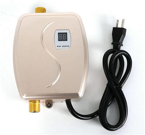 Buy Mini Electric Tankless Hot Water Heater W Instant Hot Water Heating Machine Under Sink