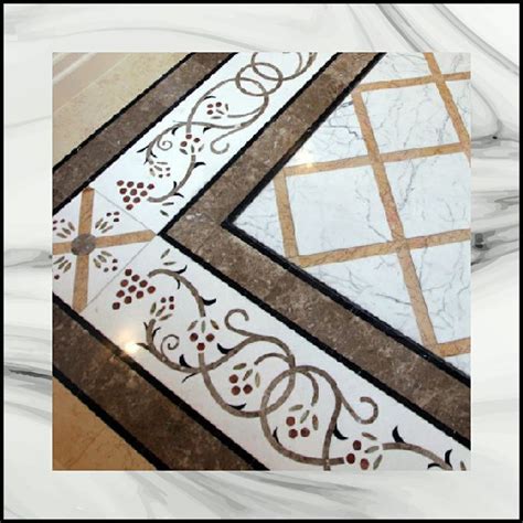 Marble Border Patti Work Design Marble Inlay Floor Inlay Flooring