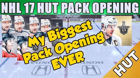 My Biggest Pack Opening EVER NHL 17 HUT Hockey Ultimate Team