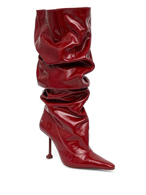 Naked Wolfe Vern Crinkle Patent Leather Red In Red Patent Leather ModeSens