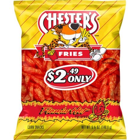 Chester S Flamin Hot Fries Corn Chips Oz Smiths Food And Drug