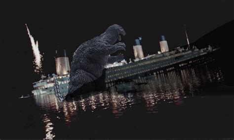 Godzilla Sinks Titanic