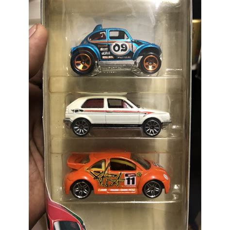 Hot Wheels Volkswagen Pack Beetle Baja Beetle New Beetle Cup Shopee Malaysia
