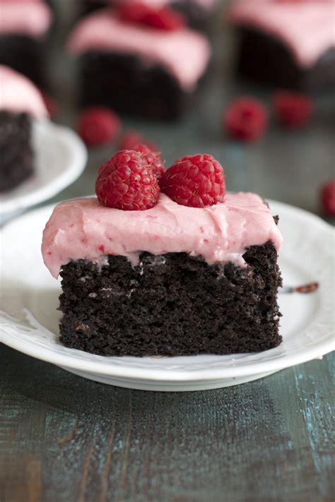 dark chocolate brownies  raspberry frosting maebells