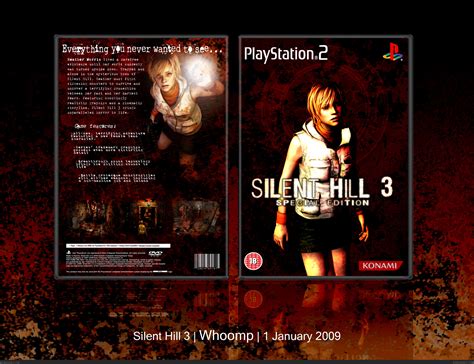 Silent Hill 3 Playstation 2 Box Art Cover By Whoomp