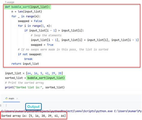 Python Program For Bubble Sort 3 Methods Python Guides