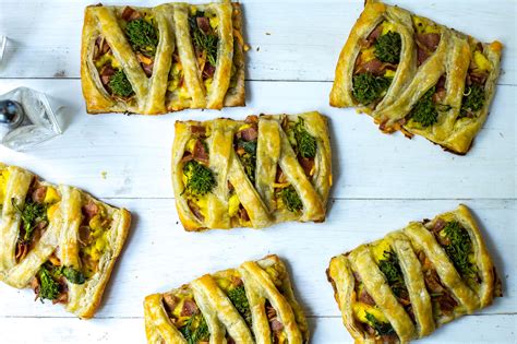 Savory Broccoli Rabe Breakfast Pastries - Andy Boy