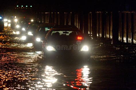 Water flood car stock photo. Image of flood, splash - 138440646