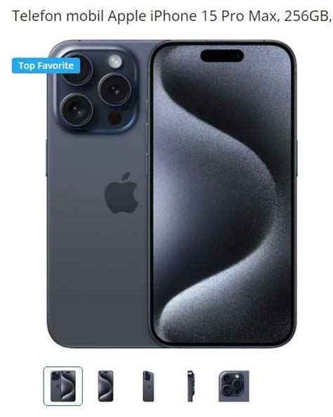 Iphone Pro Max Gb Black Titanium Sigilat Garantie Emag