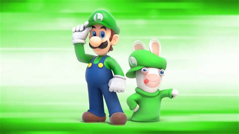 Luigi Mario Rabbids Kingdom Battle Raving Rabbids Hd Games Wallpapers