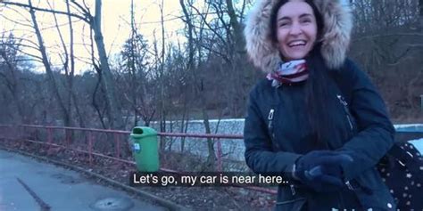 Public Agent Brunette With Nice Natural Boobs And Pale Skin Di Devi Tnaflix