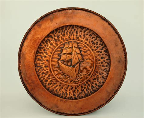 Newlyn Copper Charger Nouveau Deco Arts