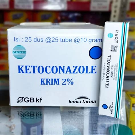 KETOCONAZOLE 1 TUBE 10 GRAM SALEP UNTUK MENGURANGI JAMUR PADA KULIT