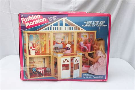 Fashion Mansion Complete Playset Meritus 1988