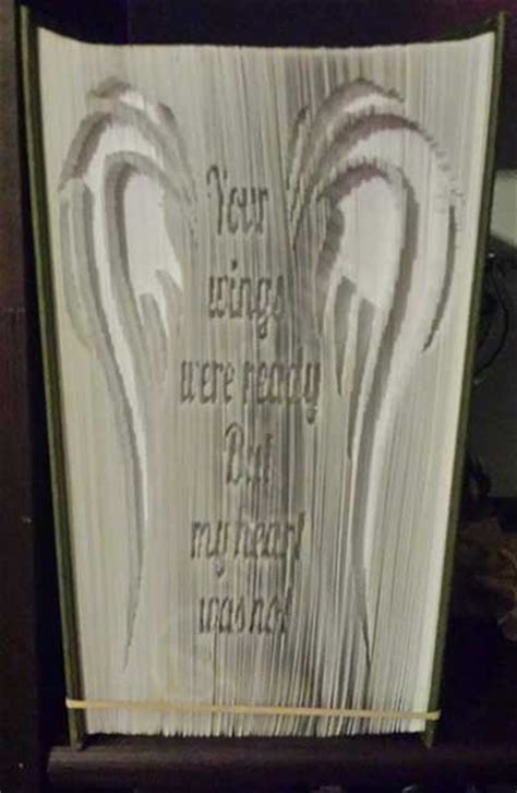 Your Wings - Cut & Fold Book Folding Pattern - Cut & Fold Book Art