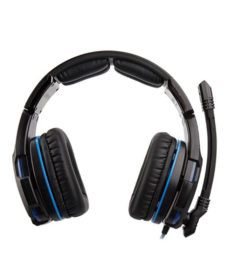 HEADSET PC SADES ALAMBRICO KNIGHT PRO AZUL – Gameplanet