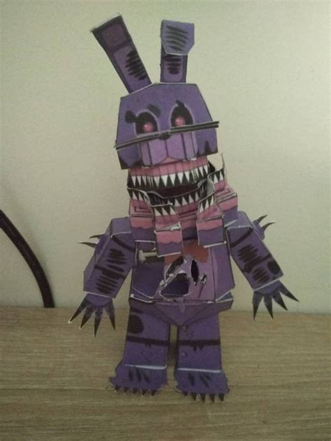 Twisted Bonnie Papercraft Paper Crafts Bonnie Anime