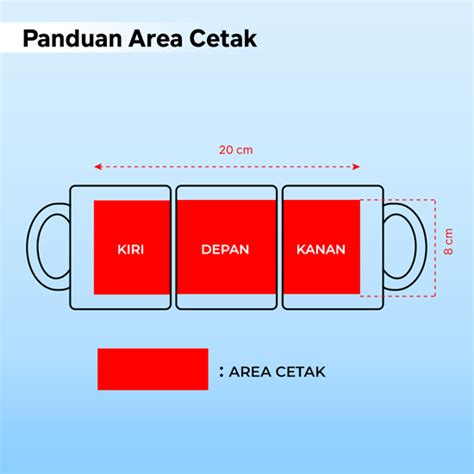 mug putih revo print