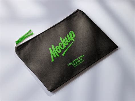 Free Toiletry Bag Mockup By Mockup Hunts On Dribbble