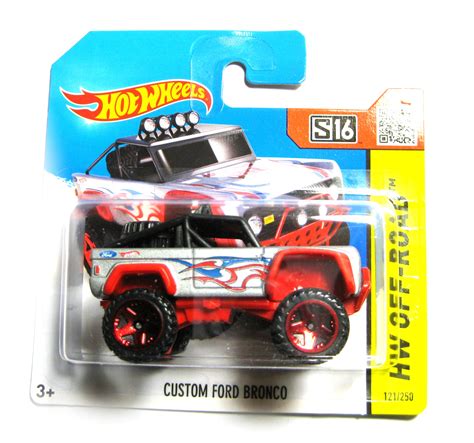 Hot Wheels Ford Bronco Custom Silber Rot Schwarz Modelle Alles Gute