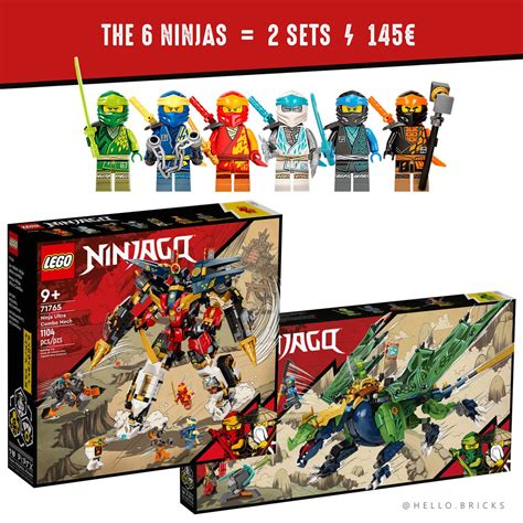 LEGO Ninjago 2022 : quels sets acheter pour avoir tous les ninjas ...