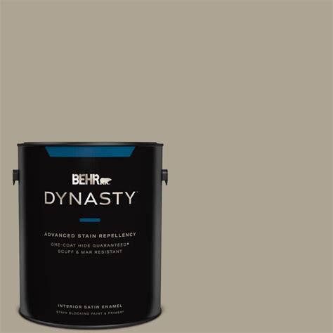 Behr Dynasty Gal Hdc Nt Smoked Tan One Coat Hide Satin Enamel