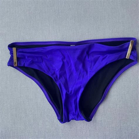 Victoria Secret Bikini Purple Size Top Depop