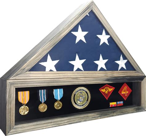 Amazon.com - Military Veteran Flag and Medal Display Case - Shadow Box