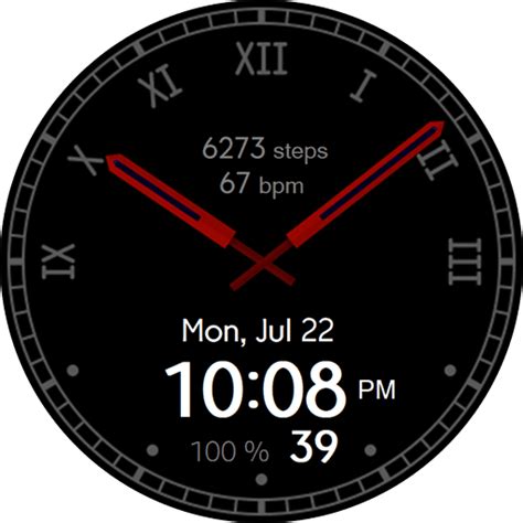 black simple  watchfaces  smart watches