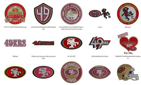 15 Different San Francisco 49ers Football Sports Logos Etsy